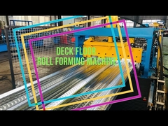 Servo Following Cutting Embossing 20M/min Deck Floor Roll Forming Machine