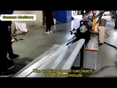 Высокоскоростная машина для производства гипсокартона с углом наклона киля, 100 метров в минуту, омега-у-канал